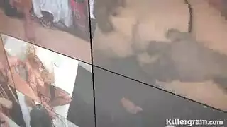 فيلم طالبة إباحي: أثداء ضخمة وبلع قضيب عميق